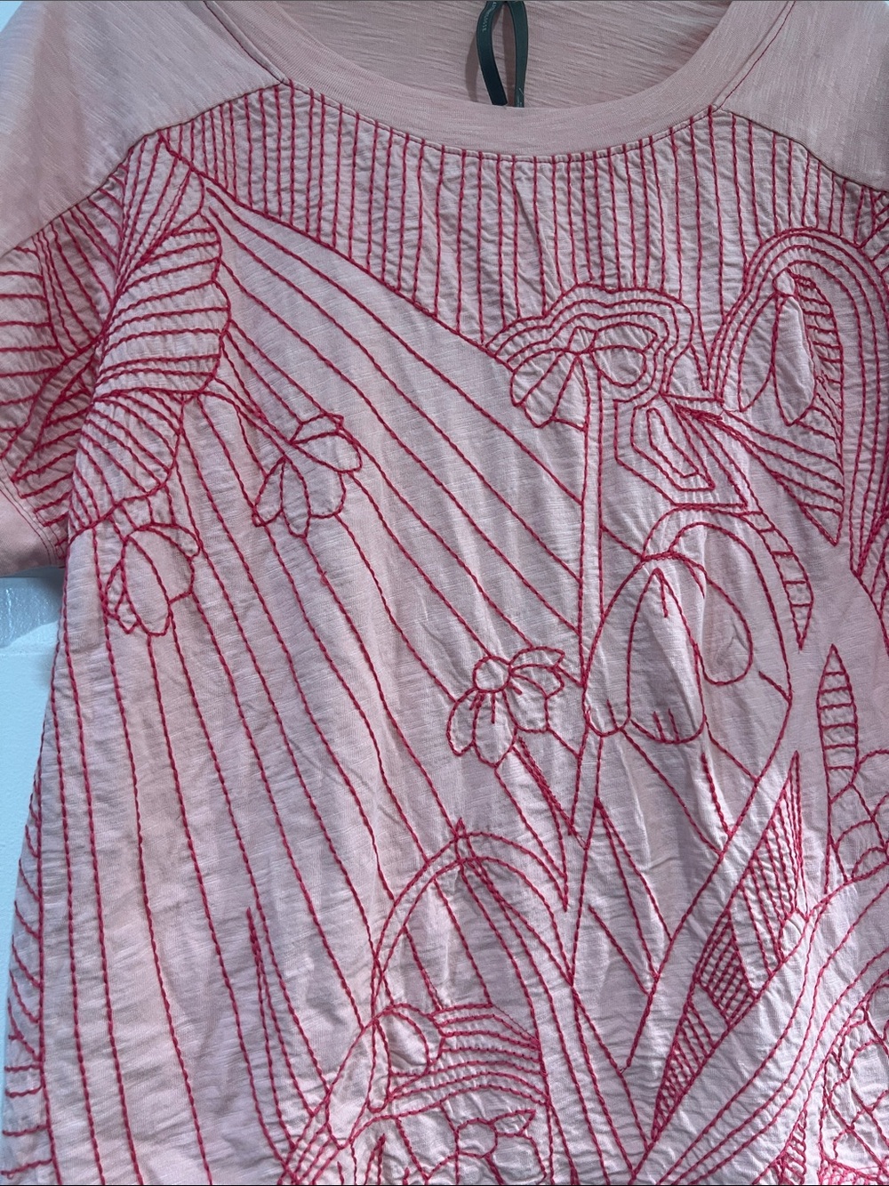 Anthropologie Stitched T-Shirt - Picture 7 of 8